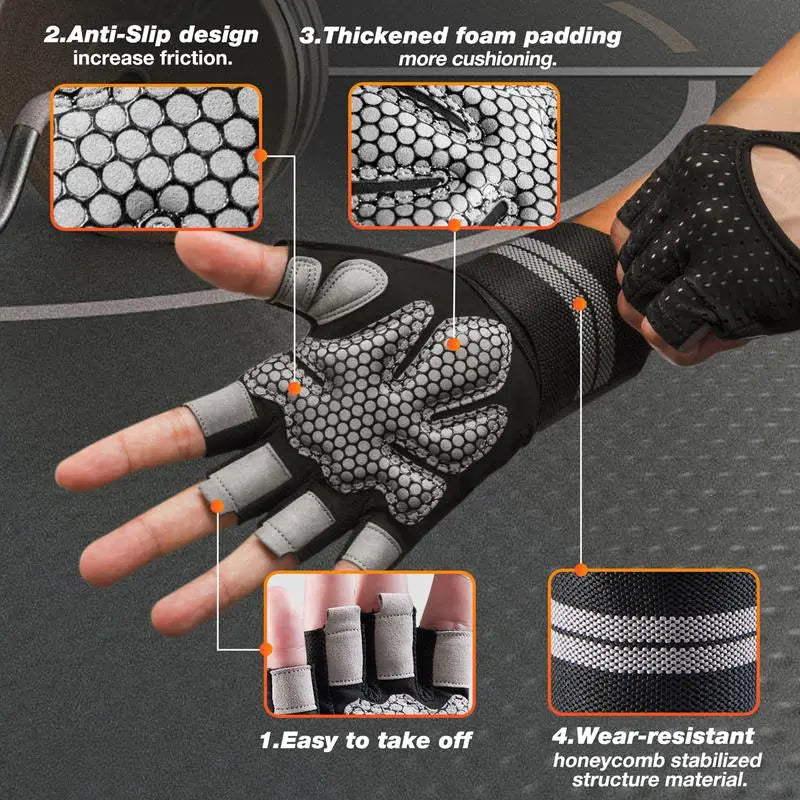 Breathable Workout Gloves
